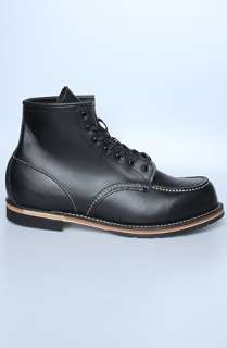 Red Wing The Beckman 6 Moc Boot in Black Featherstone  Karmaloop 