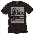 Shirts mit witzigen Sprüchen EGAL T Shirt mit spruch schwarz 