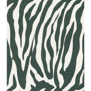   Geographic 56 sq. ft. Zebra Skin Wallpaper 405 46966 