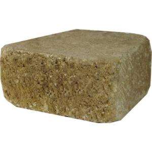 Oldcastle 4 in. x 9 in. Countryside Retaining Wall Block   Sand / Tan 