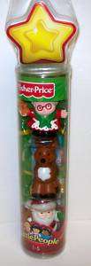 Fisher Price Little People 3 Christmas Dolls / Figures  