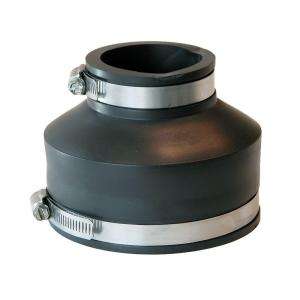 Fernco 4 in. Drain Waste and Vent x 2 in. Drain Waste and Vent 