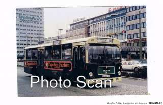 hist.Foto = Strassenbahn Bogestra BUS KOM MAN 478 Bochum Hbf. 1984/85 