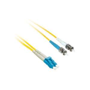 Cables To Go 37477 Single Mode Fiber Patch Cable   LC to ST, Duplex 9 