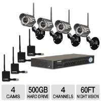 Lorex LH114501C4WB Wireless Surveillance System   4 Channel H.264 DVR 