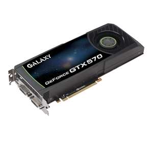 Galaxy 57NKH3HS00GZ GeForce GTX 570 Video Card   1280MB GDDR5, PCI 