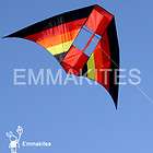 Multi Colored Kite Tail30m (98+ ft) L3 1/8 WStunt,Delta, Diamond 