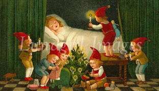 VICTORIAN HOLIDAYS 1 CHRISTMAS vintage images CD santa angels art 