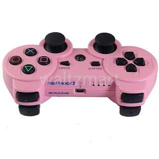 New Pink Wireless Bluetooth Dualshock 3 Sixaxis Game Controller for 