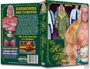 The Ric Flair Interview   Exclusive 4 DVD Set wwe nwa  