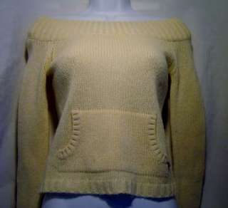 ABERCROMBIE & FITCH beige knit sweater top   Women S  