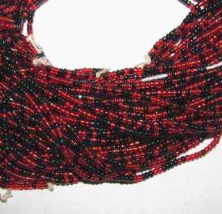  are venetian african tiny red mixed seed glasstrade beads the beads 