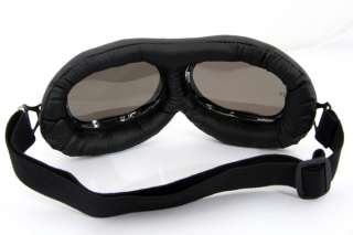 Verspiegelte Motorradbrille, Fliegerbrille, Pilotenbrille, Brille 