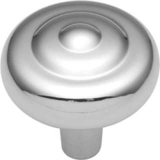   Eclipse 1 1/8 In. Polished Chrome Knob P206 26 at The Home Depot