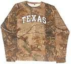 Texas Longhorns Sweatshirt RealTree Outfitters Camouflage (L)