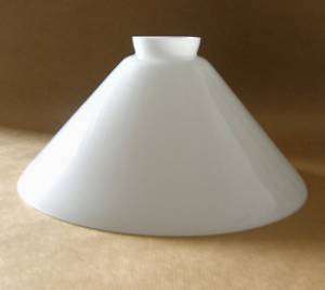 Lampenschirm Schusterschirm Hängelampe Lampe opal 25 cm  