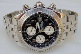 Breitling A13356 Chronomat Evolution S.S Chrono Mens Watch  
