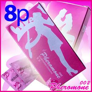 KOREA LATEX 002 Pheromone DOT 0.02mm Lubricated Condoms 8p  