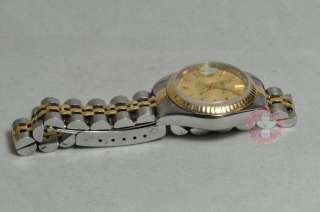 Rolex Lady Datejust Model #69173 Gold and Steel  