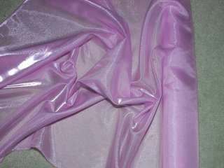 SPARKLE SATIN FABRIC LILAC SEMI SHEER 45 BY THE YARD  