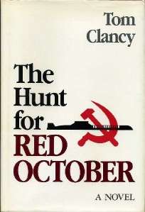 THE HUNT FOR RED OCTOBER Tom Clancy 1984 1ST PRINT HB Near Fine  