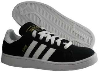 New Adidas Campus II Men Shoes US 7 EU 40 Black / White  