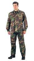 WOODLAND CAMOUFLAGE ARMY BDU MILITARY DURABLE PANTS  