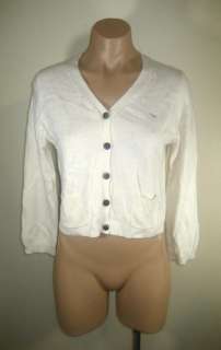 Victorias Secret PINK Cardigan Patch Sleeve Sweater M  