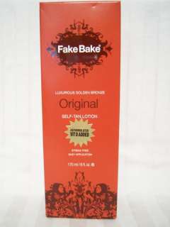 Fake Bake Sunless Self Tanning Lotion w Vitamin D 6oz  