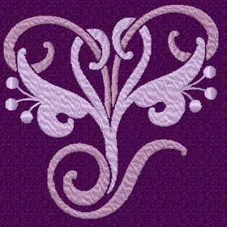 Flowers Ornaments #5 10 Machine Embroidery Designs 5x7  