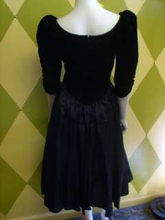Vintage Jessica McClintock Dress,Velvet,Taffeta & Tulle  
