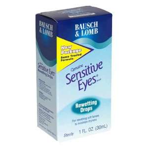  Bausch & Lomb Sensitive Eyes Drops, 1 Ounce Bottle Health 