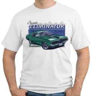 1970 Mercury Cougar Eliminator Official Licenced Tshirt  