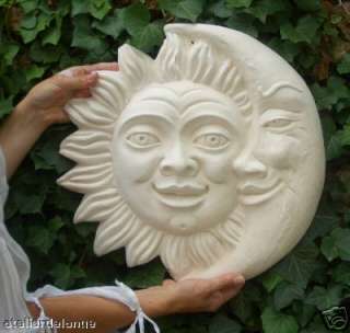   Soleil lune décoration murale applique diam 43 cms 3156