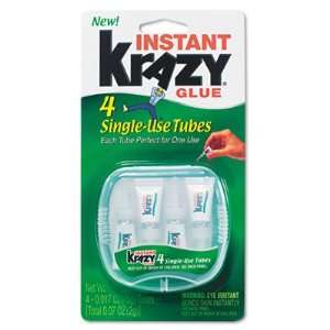   : Instnt Adhesive,krazy Glue,0.017oz.,pk 4   ELMERS: Office Products