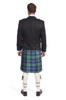 Scottish Made Argyle Kilt Jacket & Vest Pure Wool 42 R  