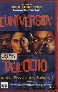 UNIVERSITA DELL ODIO FILM VHS  