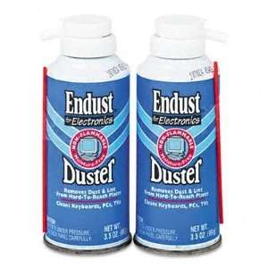  Endust 246050   Compressed Gas Duster, 2 3.5oz Cans/Pack 