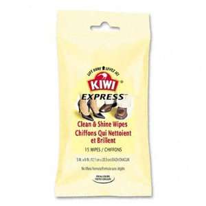  o Endust o   Kiwi Express Clean & Shine Wet Wipes, Cloth 