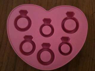 DIAMOND RING ICE TRAY Silicone Mold Soap Mould Craft  