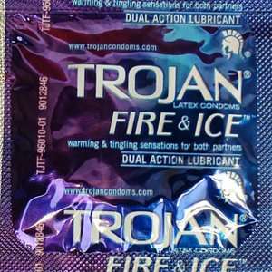 Trojan Pleasures Fire and Ice Condoms 847672001078  