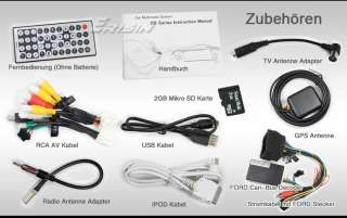 ES789DE 7 HD Autoradio Car DVD Player GPS iPod CAN BUS SWC FORD FOCUS 