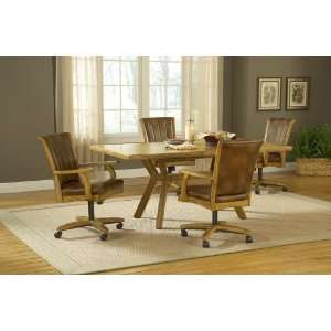   Chairs in Medium Oak Hillsdale Furniture 4337DTBRTCC: Home & Kitchen