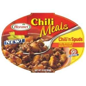 Hormel Microwavable Compleats Chili Meals Chilin Spuds 10 oz