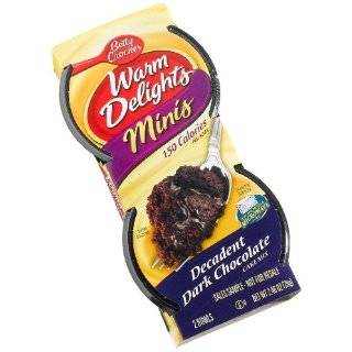 Betty Crocker Warm Delights Minis, Decadent Dark Chocolate Cake, 2.46 