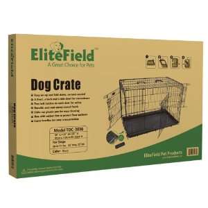  EliteField 36 3 Door Folding Dog Crate, 36 Long X22 