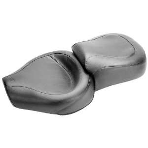 Mustang Seats 79283 Wide Touring Two Piece Vintage Motorcycle Seat with Dri...