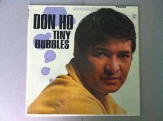 DON HO TINY BUBBLES LP 1960s  