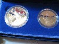 1986 US Liberty Comm. 2 Proof Coin Set. Box & COA.  