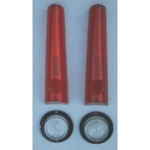 NOS Tail & Back Up Lens Set for 1956 Plymouth Belvedere   Fury   Plaza 